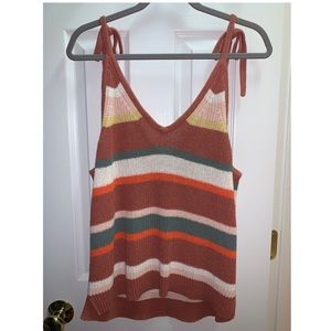 Madewell color block knit tank ⭐️